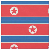 北朝鮮の旗 ファブリック (クローズアップ)