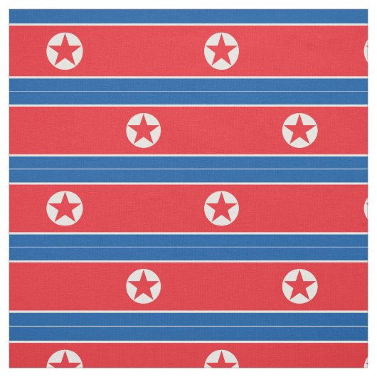 北朝鮮の旗 ファブリック (見本)