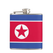 北朝鮮の旗 フラスク (正面)