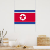 北朝鮮の旗 ポスター (キッチン)