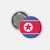 北朝鮮の旗 マグネット (正面/裏面)