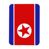 北朝鮮の旗 マグネット (縦)