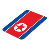 北朝鮮の旗 マグネット (左側)