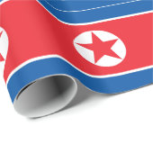 北朝鮮の旗 ラッピングペーパー (ロールコーナー)