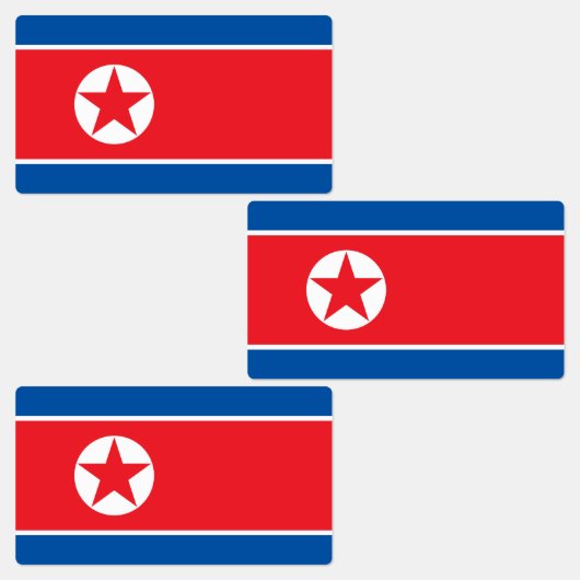 北朝鮮の旗 ラベル (グループ)