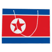 北朝鮮の旗 ラージペーパーバッグ (裏面)