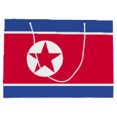 北朝鮮の旗 ラージペーパーバッグ (裏面)