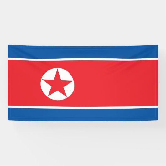 北朝鮮の旗 横断幕 (横)