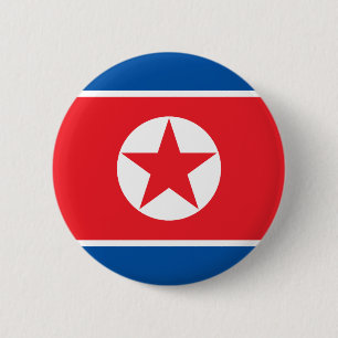北朝鮮の旗 缶バッジ
