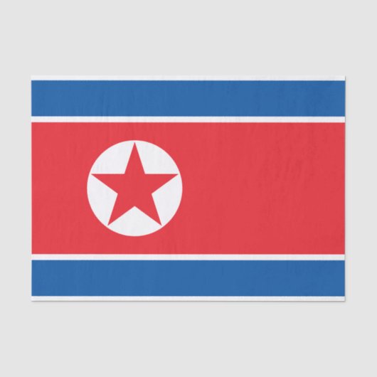 北朝鮮の旗 薄葉紙 (正面)