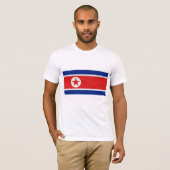 北朝鮮の旗 Tシャツ (正面フル)