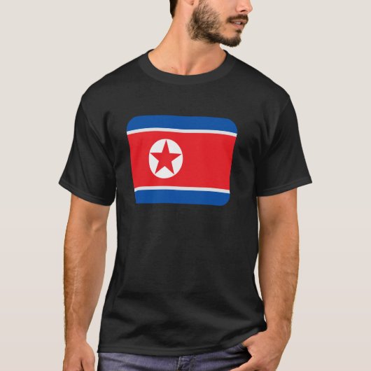 北朝鮮の旗 Tシャツ (正面)
