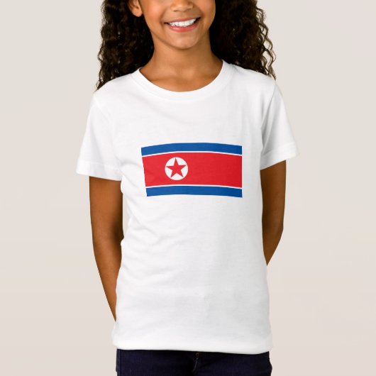 北朝鮮の旗 Tシャツ (正面)