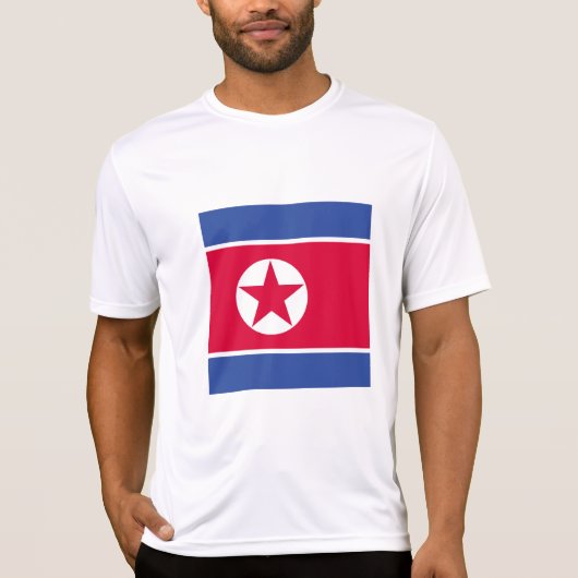北朝鮮の旗 Tシャツ (正面)
