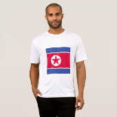 北朝鮮の旗 Tシャツ (正面フル)