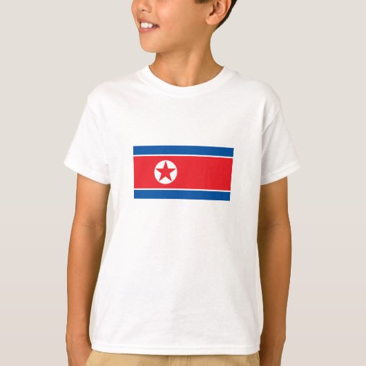 北朝鮮の旗 Tシャツ (正面)