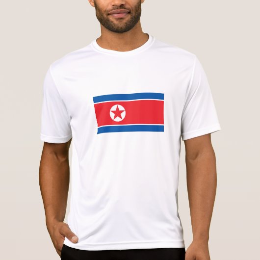 北朝鮮の旗 Tシャツ (正面)
