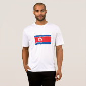 北朝鮮の旗 Tシャツ (正面フル)
