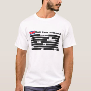 北朝鮮の無修正 Tシャツ
