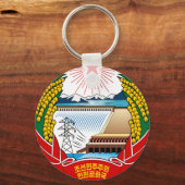 北朝鮮の紋章 キーホルダー (正面)