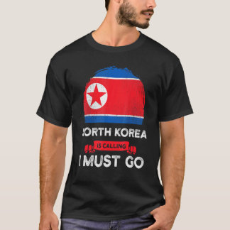 北朝鮮は私が北港に行かなければならないと呼んでいる伝統 Tシャツ