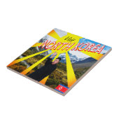 北朝鮮を訪問 タイル (側面)