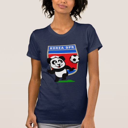 北朝鮮サッカーパンダ Tシャツ (正面)