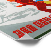 北朝鮮プロパガンダポスタ走ー – あなた ポスター (角)