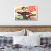 北朝鮮プロパガンダ1979サタウェイ キャンバスプリント (インサイチュ (寝室))