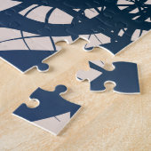 北朝鮮ヴィンテージ旅行ポスター ジグソーパズル (側面)