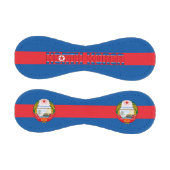 北朝鮮国旗と紋章愛国心 野球ボール (パネル)