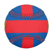 北朝鮮国旗と紋章愛国心 野球ボール (裏面)