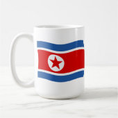 北朝鮮国旗のマグカップ コーヒーマグカップ (左)
