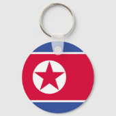 北朝鮮国旗 キーホルダー (正面)