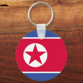 北朝鮮国旗 キーホルダー (正面)