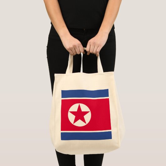 北朝鮮国旗 トートバッグ (正面(商品))