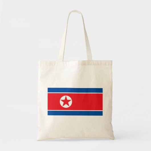 北朝鮮国旗 トートバッグ (正面)