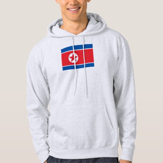 北朝鮮国旗 パーカ (正面)