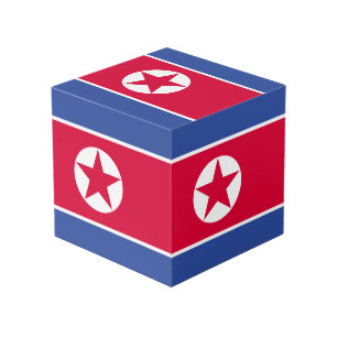 北朝鮮国旗 フォトキューブ