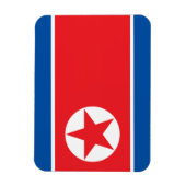 北朝鮮国旗 マグネット (縦)