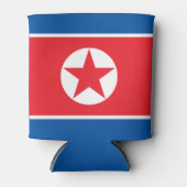 北朝鮮国旗 缶クーラー (正面)
