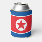 北朝鮮国旗 缶クーラー (缶裏面)