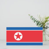 北朝鮮国旗(DPRK) カード (スタンド正面)