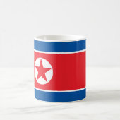 北朝鮮国旗(DPRK) コーヒーマグカップ (中央)