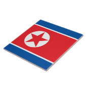 北朝鮮国旗(DPRK) タイル (側面)