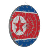 北朝鮮国旗(DPRK) ダーツボード (正面左)