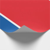 北朝鮮国旗(DPRK) ラッピングペーパー (角)