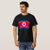 北朝鮮国旗 Tシャツ (正面フル)