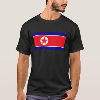北朝鮮国旗Tシャ動揺してツ Tシャツ