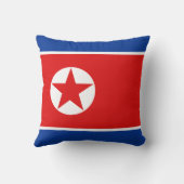 北朝鮮国旗x旗まくら クッション (裏面)